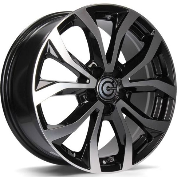 Llanta Carbonado Tiger BFP-Black Front Polished 7.5x17" 5x112 ET35 CB66.5