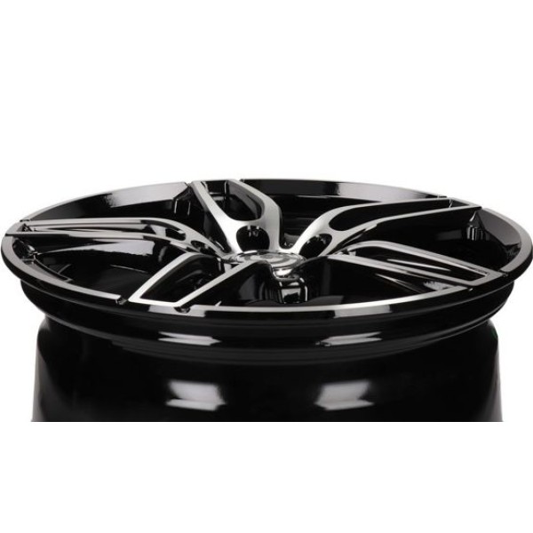 Llanta Carbonado Way BFP-Black Front Polished 8.0x18" 5x112 ET45 CB66.5 - Image 3