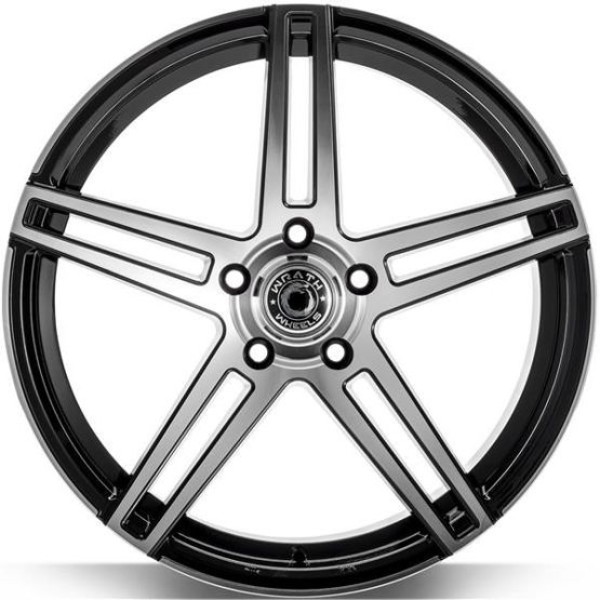 Llanta Wrath Wheels WF-1 BP-Black polished 8.0x18" 5x120 ET35 CB72.6 - Image 2