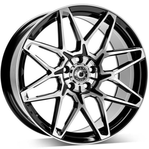 Llanta Wrath Wheels WF-6 BP-Black polished 8.5x19" 5x112 ET42 CB73.1