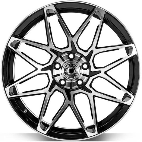 Llanta Wrath Wheels WF-6 BP-Black polished 8.5x19" 5x112 ET42 CB73.1 - Image 2