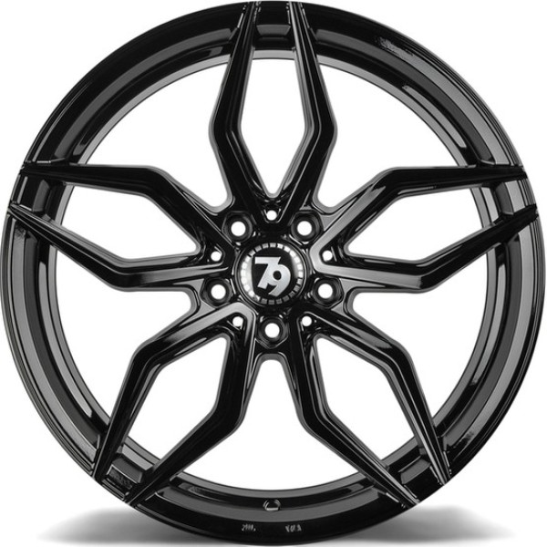 Llanta Seventy9 Wheels SCF-D BG-Black Glossy 9.5x19" 5x112 ET40 CB66.5 - Image 2