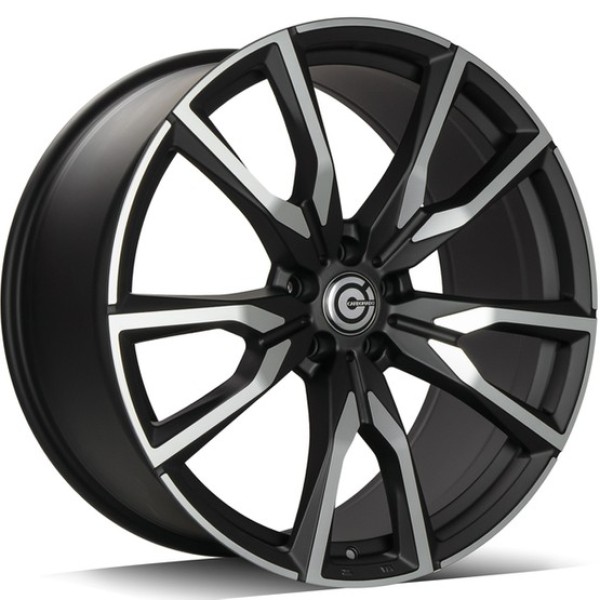 Llanta Carbonado Pain MBFP-Matt Black Front Polished 9.5x22" 5x112 ET37 CB66.5