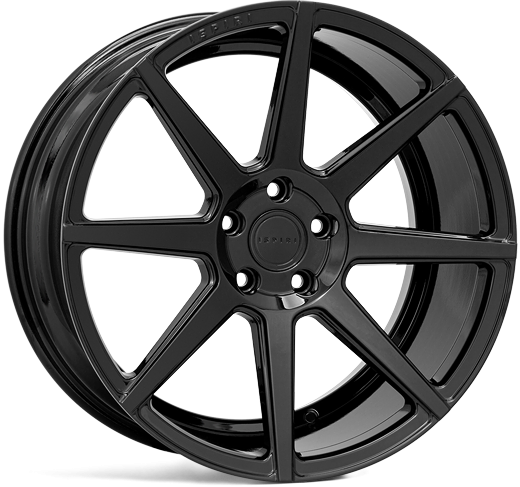 isr8-cb-fs-l Llanta Ispiri ISR8 Corsa Black 9.5x19" 5x112 ET45 CB66.56 - Imagen 1