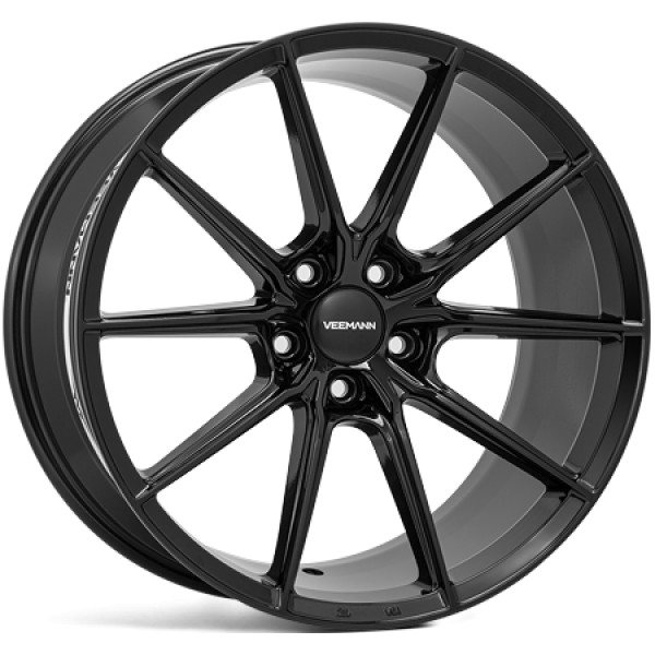 Llanta Veeman V-FS48 Gloss Black 9.5x19" 5x120 ET43 CB72.56
