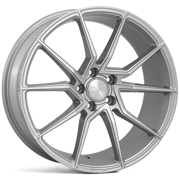 Llanta Veeman V-FS52 Silver Machined 8.0x18" 5x112 ET42 CB66.56