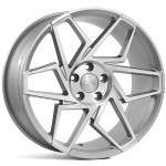 Llanta Veeman V-FS27R Silver Machined 8.5x20" 5x112 ET38 CB66.56