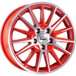 Llanta CMS C23 Red / Polished 6.5x16" 5x112 ET54 CB66.6