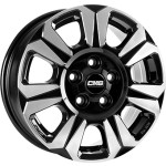 Llanta CMS C31 Gloss Black / Polished 6.5x16" 6x130 ET62 CB84.1
