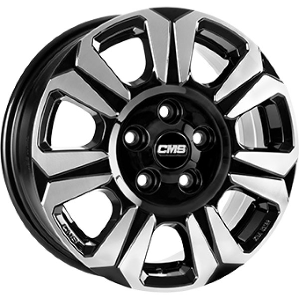 Llanta CMS C31 Gloss Black/Polished 6.5x17" 5x130 ET60 CB89.1