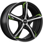 Llanta Ronal R62 GREEN Dull Black / Polished 8.5x20" 5x114.3 ET50 CB82