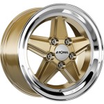 Llanta Ronal R09 Gold / Polish 7.0x15" 5x112 ET23 CB66.5