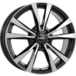 Llanta Rial M12 Gloss Black / Polished 7.5x18" 5x112 ET33 CB66.6