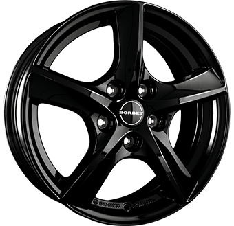 3086 Llanta Borbet TL Gloss Black 5.5×15" 5×100 ET38 CB57.1 - Imagen 1