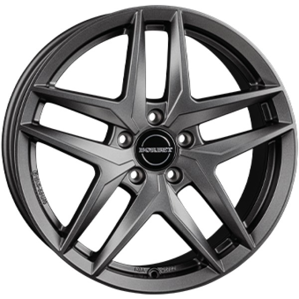 Llanta Borbet Z Gunmetal Dull 7.5x18" 5x112 ET49 CB66.6