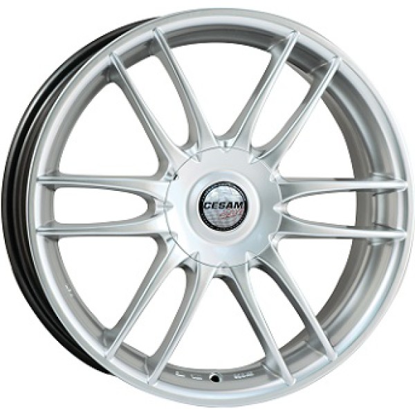 Llanta Cesam Sport FONTANA Hyper Silver 7.0x17" 4x100 ET35 CB73.1