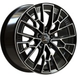 Llanta Fondmetal 1972 Glossy Black Machined 8.5x19" 5x112 ET21 CB66.5