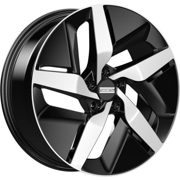 Llanta Fondmetal E-JOULE Glossy Black Machined 9.5x21" 5x112 ET41 CB66.5
