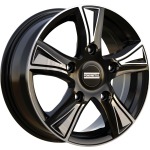 Llanta Fondmetal PRO1 Glossy Black Machined 6.5x16" 5x118 ET60 CB71.1