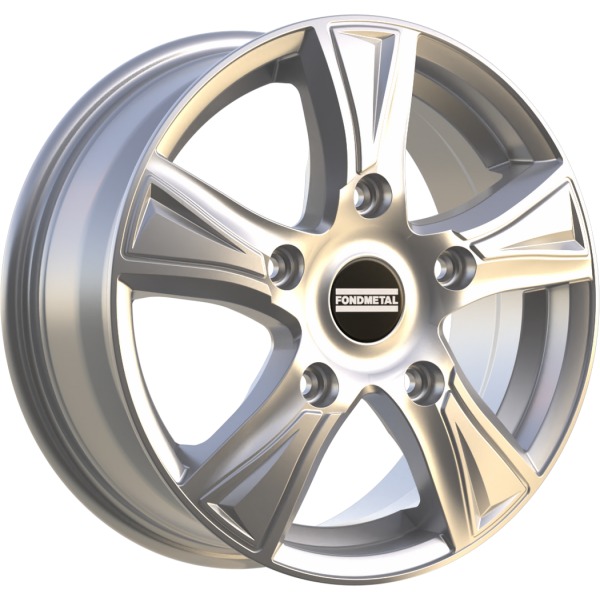 Llanta Fondmetal PRO1 Glossy Silver 6.5x16" 5x118 ET60 CB71.1