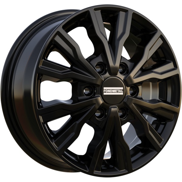 Llanta Fondmetal PRO2 Glossy Black 7.0x17" 6x120 ET48 CB74.5