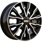 Llanta Fondmetal PRO2 Glossy Black Machined 6.5×16" 6×130 ET54 CB84.1