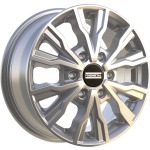 Llanta Fondmetal PRO2 Glossy Silver 7.0×17" 6×130 ET50 CB84.1