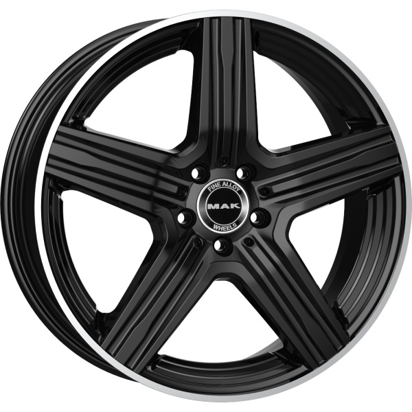 Llanta Mak LEWIS Gloss Black Mirror Ring 10.0x21" 5x112 ET62 CB66.6