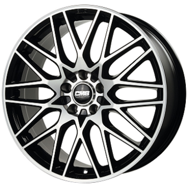 Llanta CMS C25 Gloss Black/Polished 7.0x17" 4x108 ET38 CB65.1
