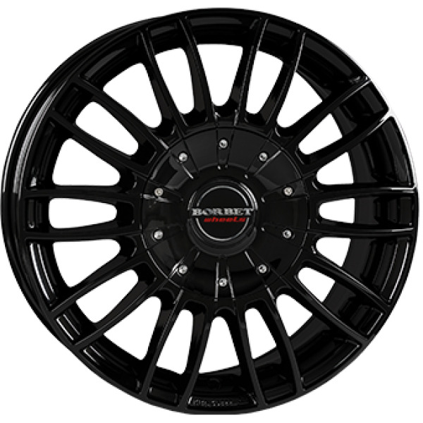 Llanta Borbet CW3 Gloss Black 7.5x17" 5x118 ET61 CB71.1