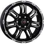 Llanta Borbet CW8 Dull Black / Polished 8.0×18" 6×139.7 ET45 CB93.1