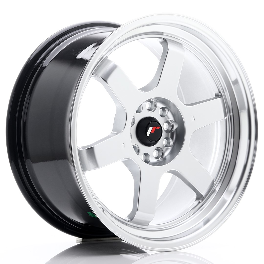 32997_0_22720 Llanta Japan Racing JR12 18x9 ET30 5x112/114,3 Hyper Silver - Imagen 1