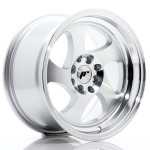 Llanta Japan Racing JR15 15x8 ET20 4x100/108 Machined Silver