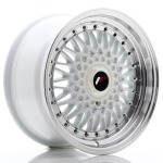 Llanta Japan Racing JR9 16x8 ET25 4x100/108 White w/Machined Lip