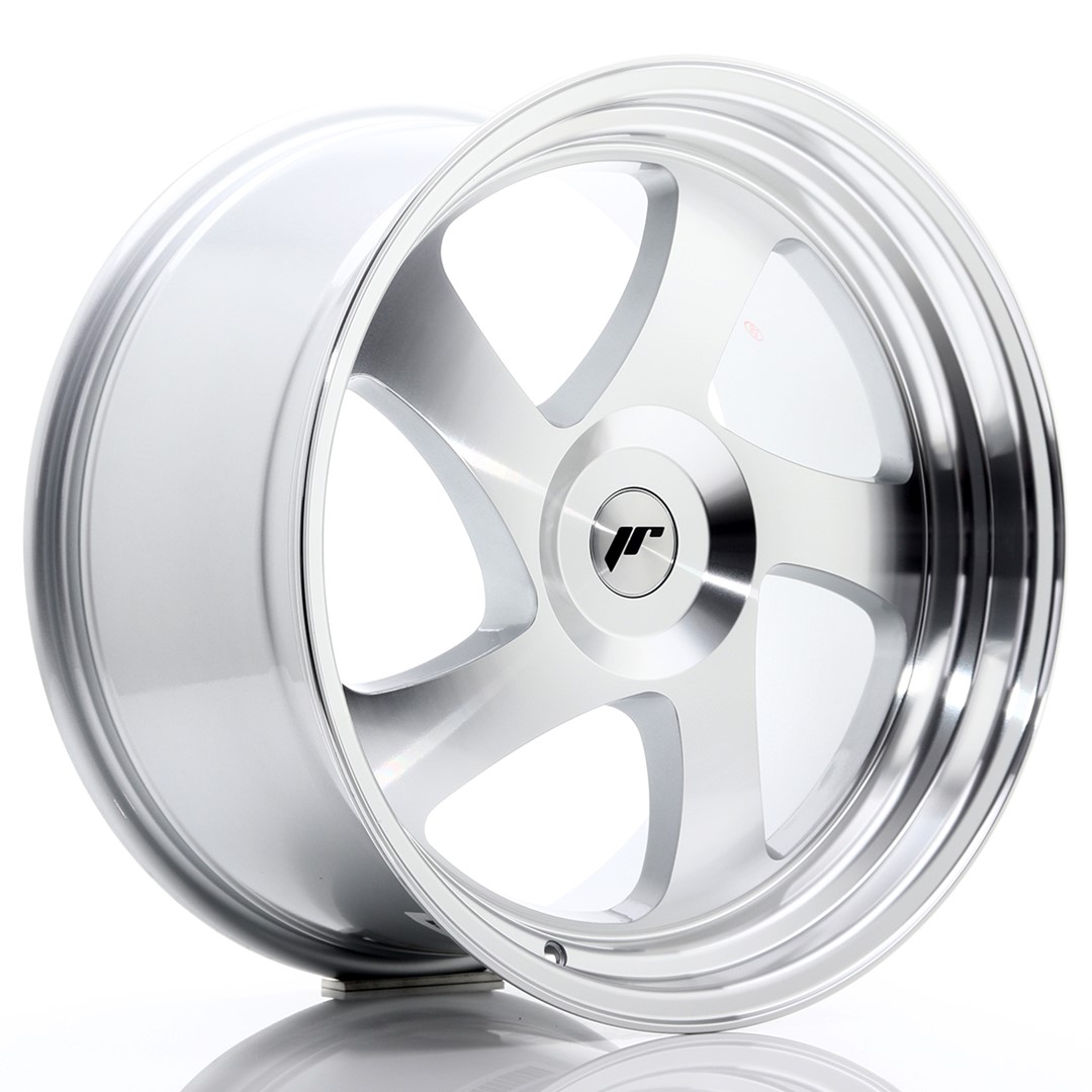33725_0_24430 Llanta Japan Racing JR15 19x10 ET35 Blank Silver Machined - Imagen 1