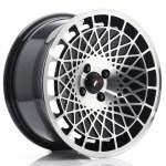 Llanta Japan Racing JR14 16x8 ET25 Blank Gloss Black Machined Face