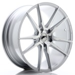 Llanta Japan Racing JR21 20x8,5 ET40 5H BLANK Silver Machined Face