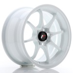Llanta Japan Racing JR5 15x8 ET28 4x100 White