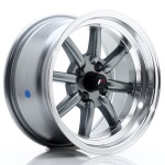 Llanta Japan Racing JR19 15x8 ET0 4x100 Gun Metal