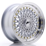 Llanta Japan Racing JR9 15x7 ET20 BLANK Silver w/Machined Lip