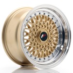 Llanta Japan Racing JR9 15x8 ET20 BLANK Gold w/Machined Lip