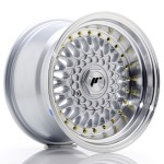 Llanta Japan Racing JR9 15x9 ET10 4x100/108 Silver w/Machined Lip