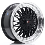 Llanta Japan Racing JR9 18x8 ET35-40 BLANK Gloss Black w/Machined Lip