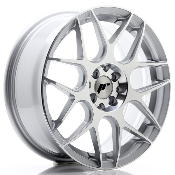 Llanta Japan Racing JR18 17x7 ET40 5x100/114 Silver Machined