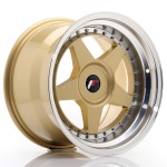 Llanta Japan Racing JR6 17x10 ET20 BLANK Gold w/Machined Lip