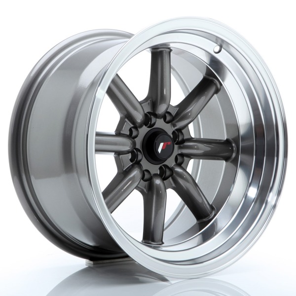 Llanta Japan Racing JR19 16x9 ET-15 4x100/114 Gun Metal