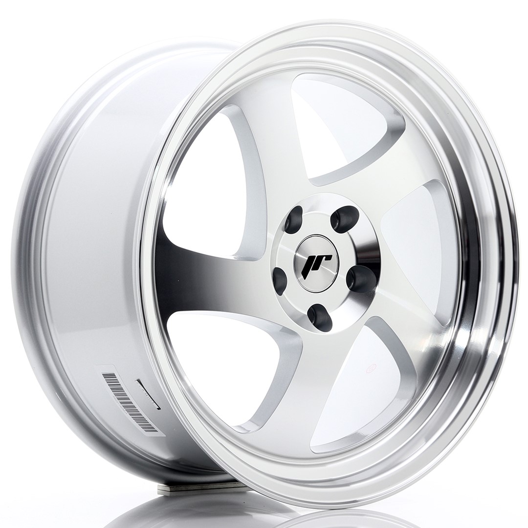 36733_0_24402 Llanta Japan Racing JR15 18x8,5 ET40 5x112 Machined Silver - Imagen 1