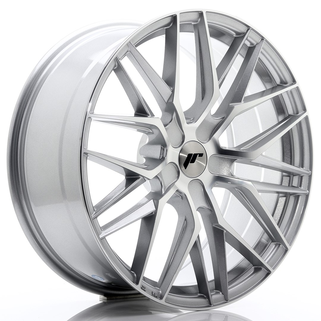 36851_0_24713 Llanta Japan Racing JR28 20x8,5 ET20-40 5H BLANK Silver Machined Face - Imagen 1