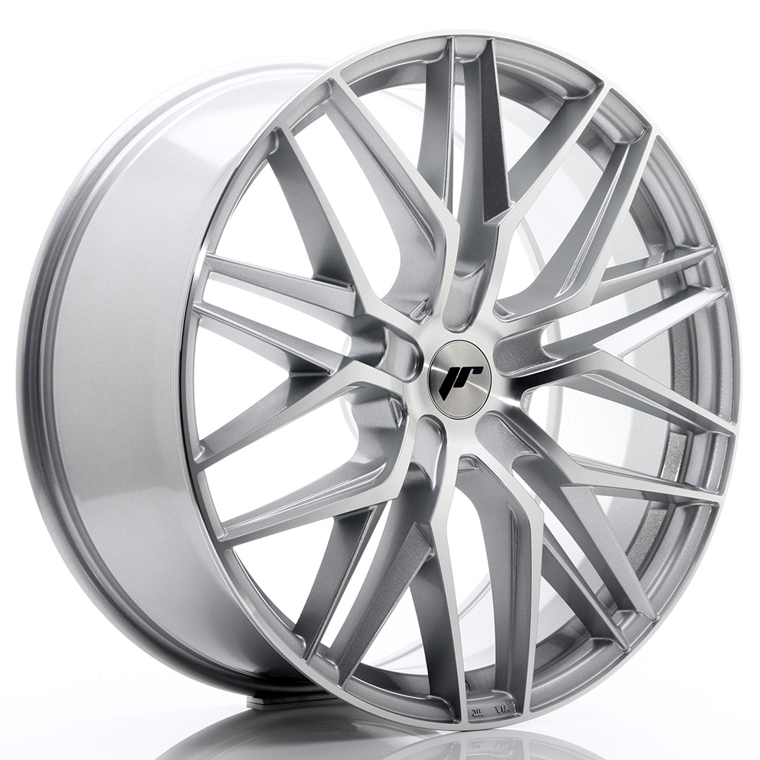 37830_0_24723 Llanta Japan Racing JR28 22x9 ET30-45 5H BLANK Silver Machined Face - Imagen 1