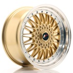 Llanta Japan Racing JR9 18x9 ET20-40 BLANK Gold w/Machined Lip